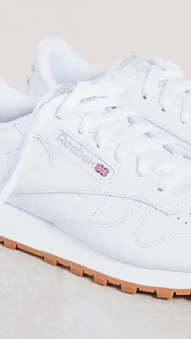 REEBOK Classic Leather Refresh Sneakers Ftwr White/Grey 3/Rubber Gum 7 | Thumbnail 6