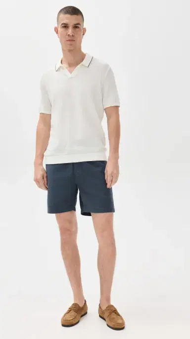 Faherty Essential Drawstring Shorts 6 Blue Nights | Thumbnail 5