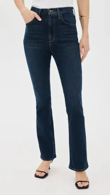 Favorite Daughter The Petite Valentina Shortie Bootcut Jeans Woodside 34 | Thumbnail 2