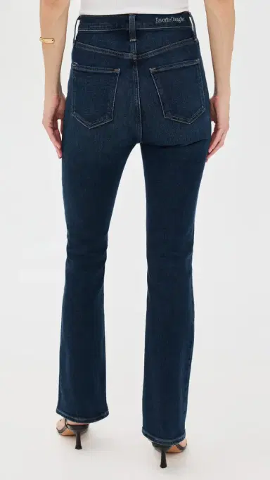 Favorite Daughter The Petite Valentina Shortie Bootcut Jeans Woodside 34 | Thumbnail 3