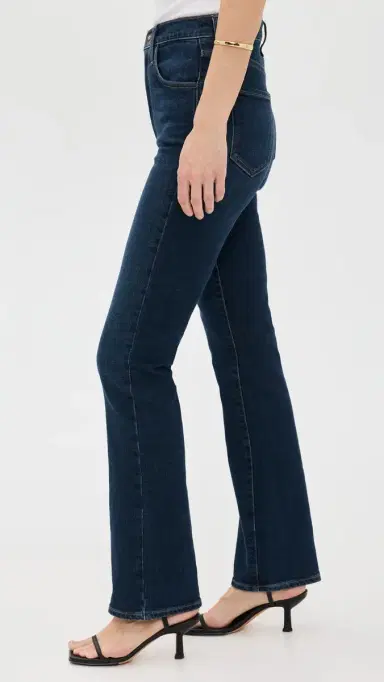 Favorite Daughter The Petite Valentina Shortie Bootcut Jeans Woodside 34 | Thumbnail 4