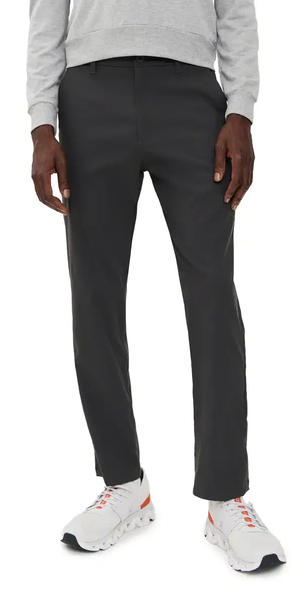 Essential Men's Chino 32 Trousers Black Ash