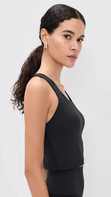 Adidas All e Medium Support Bra Tank Black | Thumbnail 4