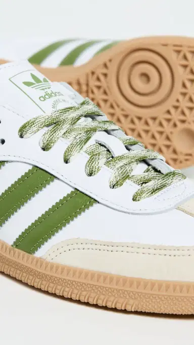 Adidas Samba OG W Sneakers White/Tech Olive 5 | Thumbnail 5 Adidas Samba OG W Sneakers White/Tech Olive 5 | Thumbnail 5