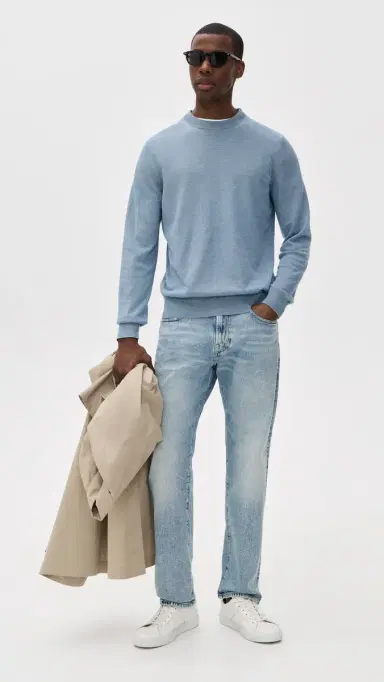 Madewell 1991 Straight Leg Carlson Jeans Carlson Wash 33 | Thumbnail 5
