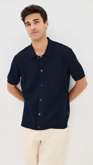 Orlebar Brown Tiernan Knit Button Polo | Thumbnail 2 Orlebar Brown Tiernan Knit Button Polo | Thumbnail 2