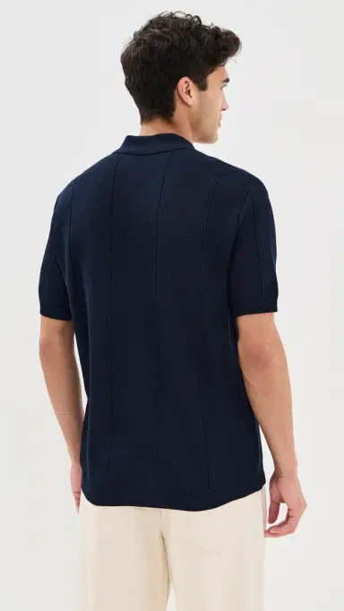 Orlebar Brown Tiernan Knit Button Polo | Thumbnail 3 Orlebar Brown Tiernan Knit Button Polo | Thumbnail 3