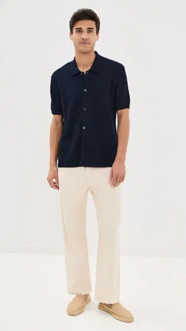 Orlebar Brown Tiernan Knit Button Polo | Thumbnail 5 Orlebar Brown Tiernan Knit Button Polo | Thumbnail 5