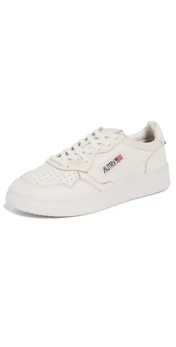 Medalist Low Leather Sneakers White/White