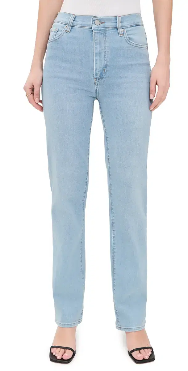 FRAME Le Sleek Straight Long Jeans Hush