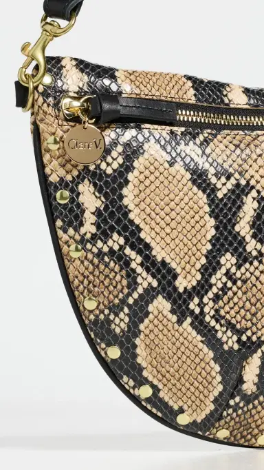 Clare V. Grande Fanny Belt Bag Tan One Size | Thumbnail 5