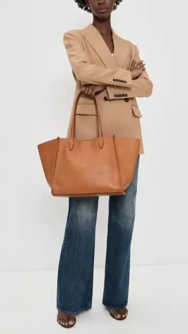 Madewell The Lexington Tote in Leather Hot Coffee One Size | Thumbnail 3 Madewell The Lexington Tote in Leather Hot Coffee One Size | Thumbnail 3