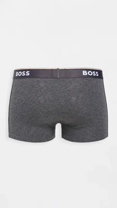 BOSS Stretch Cotton 3 Pack Trunks Grey S | Thumbnail 4 BOSS Stretch Cotton 3 Pack Trunks Grey S | Thumbnail 4