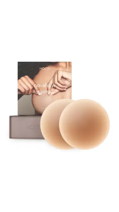 NOOD New York No Show Grippies Non Adhesive Covers No. 5 Soft Tan | Thumbnail 5