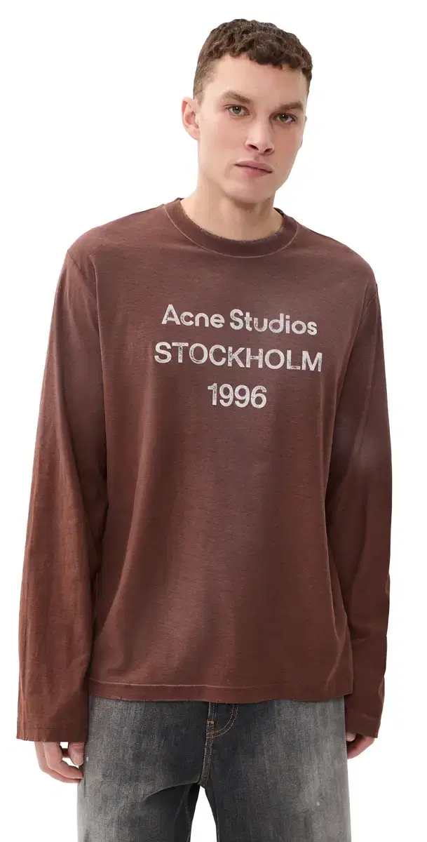 Edden 1996 ong Sleeve Tee Chocolate Brown
