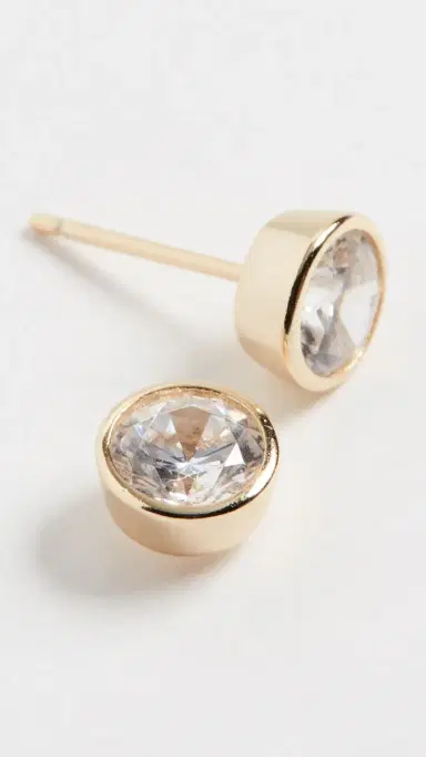 Shashi Solitaire Studs | Thumbnail 4