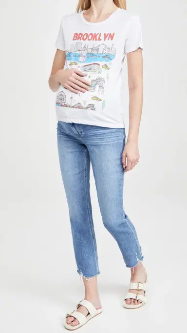 PAIGE Cindy Maternity Jeans Mel | Thumbnail 2