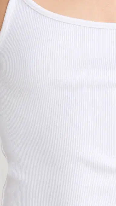 DONNI. DONNI. The Rib Spaghetti Tank Powder M | Thumbnail 6