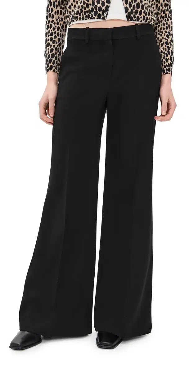 Fluid Flare Pants Black