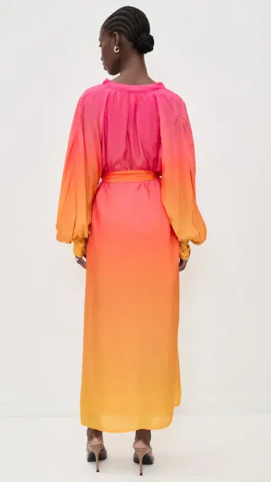 SUNDRESS Angie Long Dress Bemberg Tie And Dye One Size | Thumbnail 3 SUNDRESS Angie Long Dress Bemberg Tie And Dye One Size | Thumbnail 3