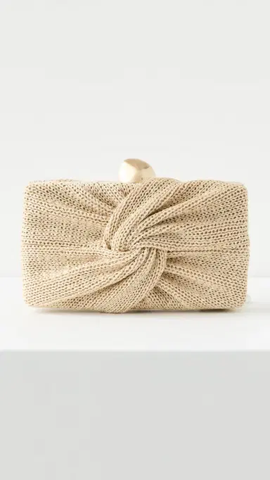 Cult Gaia Lisse Clutch Natural One Size | Thumbnail 2