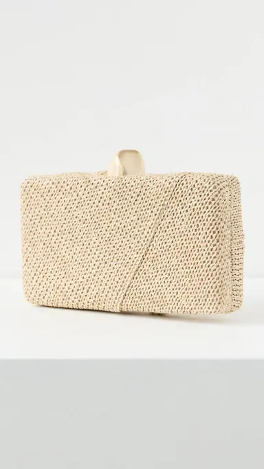Cult Gaia Lisse Clutch Natural One Size | Thumbnail 4