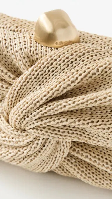 Cult Gaia Lisse Clutch Natural One Size | Thumbnail 5