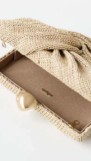 Cult Gaia Lisse Clutch Natural One Size | Thumbnail 6