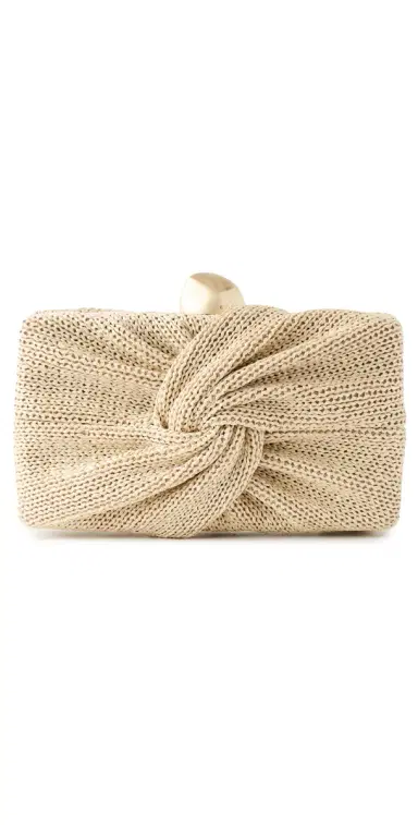 Cult Gaia Lisse Clutch Natural One Size | Thumbnail 1