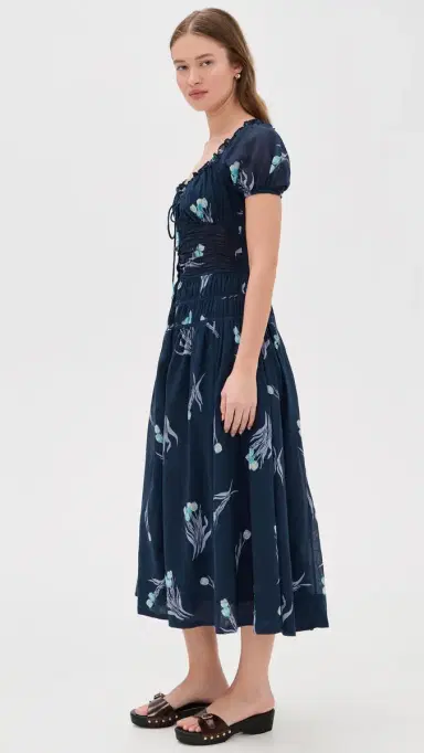 Free People Complete e Midi Dress Navy Combo | Thumbnail 4 Free People Complete e Midi Dress Navy Combo | Thumbnail 4