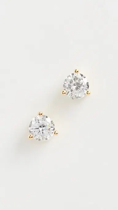 SHASHI Emily Studs Gold One Size | Thumbnail 2