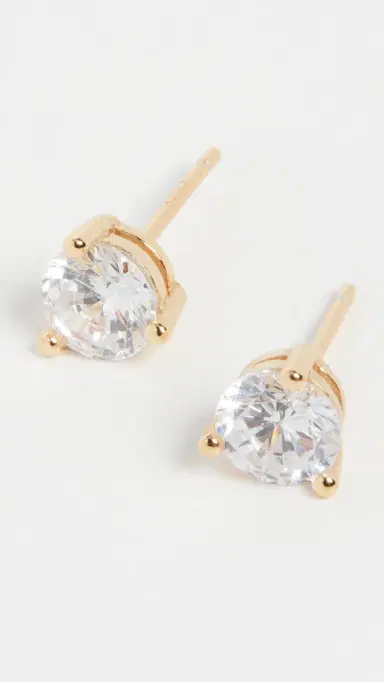 SHASHI Emily Studs Gold One Size | Thumbnail 4