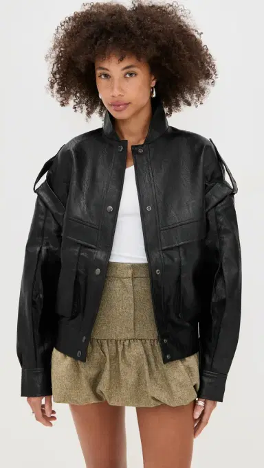 Lioness Madame Bomber Jacket Onyx | Thumbnail 2 Lioness Madame Bomber Jacket Onyx | Thumbnail 2