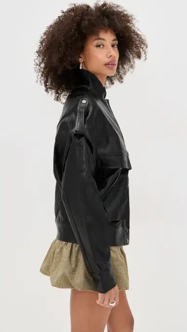 Lioness Madame Bomber Jacket Onyx | Thumbnail 4 Lioness Madame Bomber Jacket Onyx | Thumbnail 4