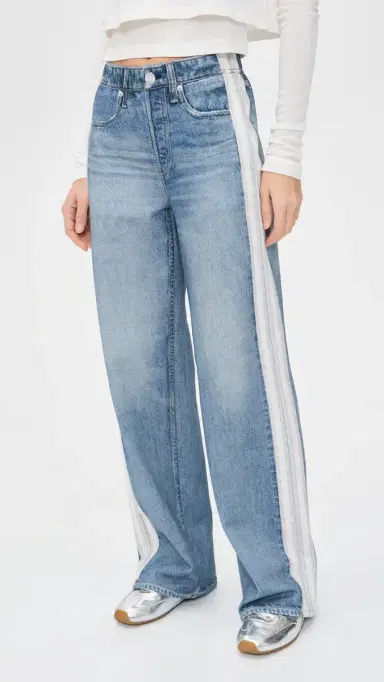 rag & bone Rb Miramar Terry Pull On Wide Leg Pants Sport M | Thumbnail 2