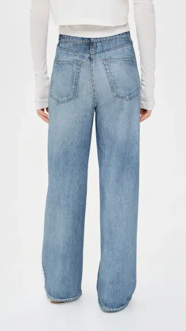 rag & bone Rb Miramar Terry Pull On Wide Leg Pants Sport M | Thumbnail 3