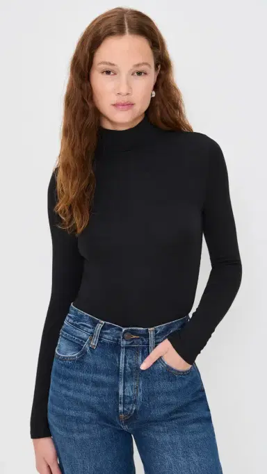 Frame Rib Turtleneck Black L | Thumbnail 2