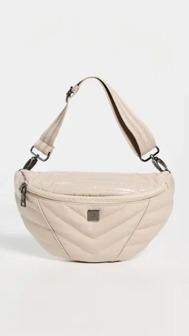 Think Royln Little Runaway Belt Bag Blonde Patent | Thumbnail 2