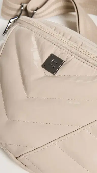 Think Royln Little Runaway Belt Bag Blonde Patent | Thumbnail 6