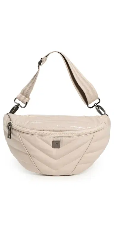 Think Royln Little Runaway Belt Bag Blonde Patent | Thumbnail 1