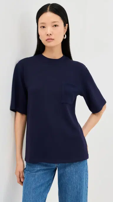 LE BOP Caroline Tee Navy | Thumbnail 2