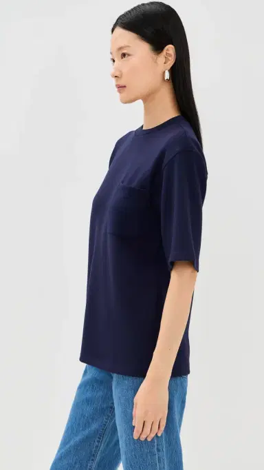 LE BOP Caroline Tee Navy | Thumbnail 4