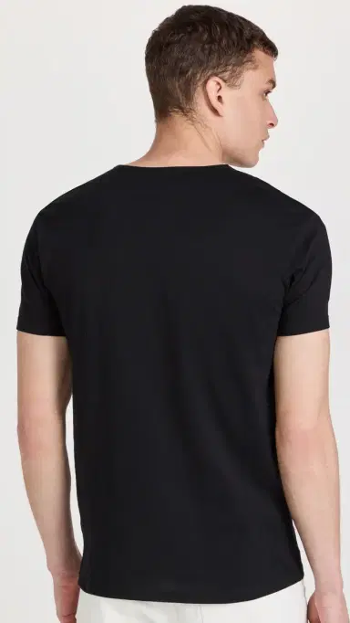 Paul Smith Cotton Logo Lounge 3 Pack T-Shirts Black/White/Navy M | Thumbnail 4