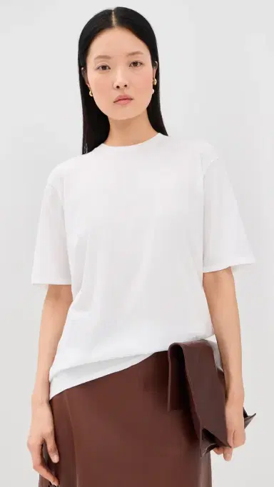 TWP Oversized Long Tee White | Thumbnail 2