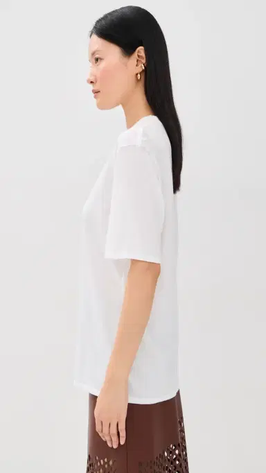TWP Oversized Long Tee White | Thumbnail 4