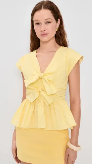 HUNTER BELL Everly Top Lemon Meringue 2 | Thumbnail 2