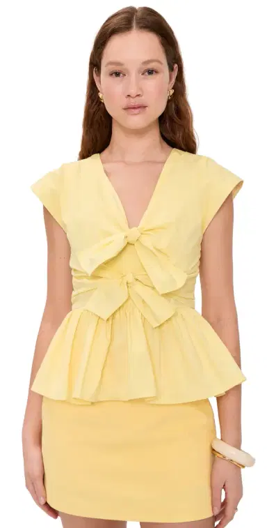 HUNTER BELL Everly Top Lemon Meringue 2 | Thumbnail 1