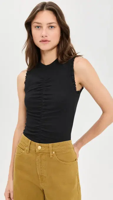 Ulla Johnson Kyla Top Noir S | Thumbnail 2