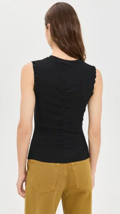 Ulla Johnson Kyla Top Noir S | Thumbnail 3