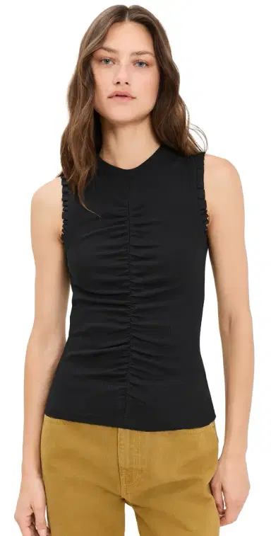 Ulla Johnson Kyla Top Noir S | Thumbnail 1